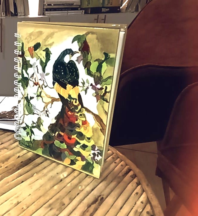 Peacock A5 notebook